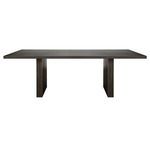 Product Image 1 for Patterson Plank Style Slatted Base Dining Table In Dark Espresso Oak from Worlds Away