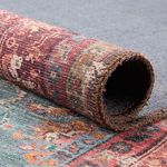 Product Image 8 for Yasha Floral Blue/ Red Rug from Jaipur