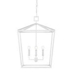 Product Image 1 for Denison Large White Wrought Iron Chandelier from Currey & Company