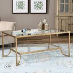 Product Image 2 for Uttermost Katina Gold Leaf Coffee Table from Uttermost