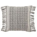 Product Image 4 for Edris Indoor/ Outdoor Gray Geometric Pillow from Jaipur 