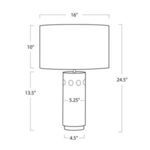 Product Image 4 for Odin White Marble Table Lamp from Regina Andrew Design