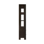Product Image 4 for Davie Two Drawer Etagere With Fluted Detail In Dark Espresso Oak from Worlds Away
