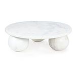 Product Image 1 for Marlow Large White Marble Plate from Regina Andrew Design