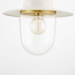 Product Image 2 for Nori Small Aged Brass Lantern Style Pendant Light from Mitzi