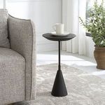 Product Image 3 for Midnight Textured Black Side Table from Uttermost