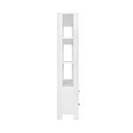 Product Image 4 for Davie Two Drawer Etagere With Fluted Detail In Matte White Lacquer from Worlds Away