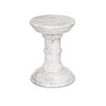 Product Image 3 for Cyprus Veined White Marble Solid End Table from Four Hands