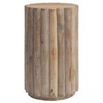 Product Image 5 for Small Reeded Reclaimed Wood Pedestal Table from Creative Co-Op