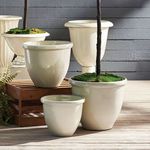 Product Image 2 for Glazelite Garden Pots, Set Of 3 from Napa Home And Garden