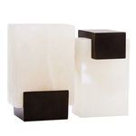 Product Image 8 for Tolliver Black & White Alabaster Bookends, Set of 2 from Arteriors