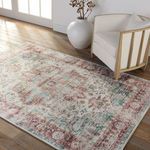 Product Image 1 for Vandran Medallion Dark Red/ Teal Rug from Jaipur 
