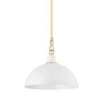 Product Image 1 for Camille Small White Pendant Light from Mitzi