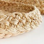 Product Image 3 for Abaca French Braided Round Trays, Set Of 2 from Napa Home And Garden