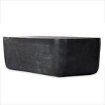 Product Image 1 for Basil Outdoor Large Rectangle Aluminum Coffee Table - Aged Grey from Four Hands