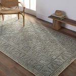 Product Image 6 for Keller Handmade Medallion Gray/ Cream Rug from Jaipur