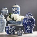 Product Image 2 for Blue & White Ming Jar Plum Blossom from Legend of Asia