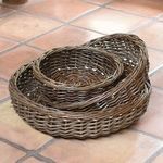 Product Image 5 for Willow Baskets Low Round Set Of 3 Natural from Homart