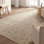 Product Image 5 for Varteni Hand Knotted Floral Ivory/Blue Rug from Jaipur 