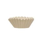 Product Image 1 for Lauren Stoneware Fluted White Bowl from Creative Co-Op