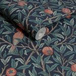 Product Image 4 for William Morris Bird & Pomegranate Wallpaper from Graham & Brown