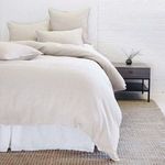 Product Image 1 for Blair Taupe Linen King Duvet Cover from Pom Pom at Home