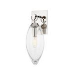 Product Image 1 for Nantucket 1-Light Wall Sconce - Polished Nickel from Hudson Valley