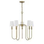 Product Image 11 for Betty 5 Light Natural Brass Chandelier from Savoy House 