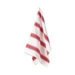 Product Image 1 for Alessa Kitchen Towel Herringbone Stripes , Set of 4 - Classic Red from Casafina
