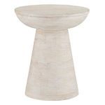 Product Image 1 for Gati Whitewash Accent Table from Currey & Company