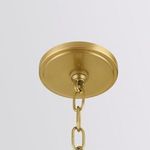 Product Image 2 for Hillary Small Aged Brass Fluted Pendant Light from Mitzi