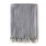 Product Image 1 for Montauk Linen Throw Blanket - Ocean from Pom Pom at Home