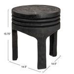 Product Image 3 for Solano Carved Stool from Creative Co-Op