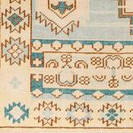Product Image 2 for Anadolu Hand-Knotted Teal / Brown Rug - 6' x 9' from Surya
