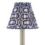 Product Image 1 for Block-Print Navy Multi Pleated Chandelier Shade from Currey & Company