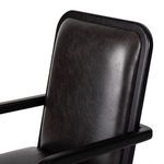 Product Image 3 for Lacey Black Leather Desk Chair - Sonoma Black from Four Hands