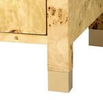 Product Image 4 for Cole 3-drawer Burl Wood Side Table from Villa & House