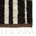 Product Image 3 for Quest Hand-Knotted Geometric Dark Brown/ Ivory Rug from Jaipur 