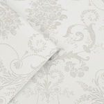 Product Image 1 for Laura Ashley Josette Dove-Grey and White Damask Wallpaper from Graham & Brown