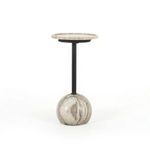 Product Image 12 for Viola Antique White Marble Accent Table from Four Hands