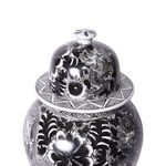Product Image 4 for Black Temple Jar W/ Dragon & Floral Motif from Legend of Asia
