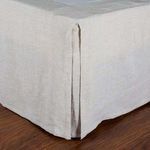 Product Image 2 for Pleated Flax Linen Twin Bed Skirt from Pom Pom at Home