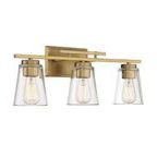 Product Image 4 for Calhoun 3 Light Warm Brass Bath Bar from Savoy House
