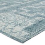 Product Image 6 for Cirus Hand-Knotted Geometric Blue/ Ivory Rug from Jaipur 