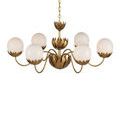 Product Image 6 for Mirasole Gold Chandelier from Currey & Company