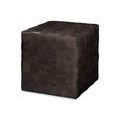 Product Image 4 for Woven Leather Ottoman from Jamie Young