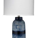 Product Image 7 for Large Batik Table Lamp Digo Medium Drum Shade Raffia from Jamie Young