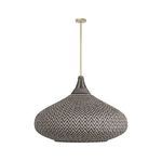 Product Image 1 for Tulum Black Rattan Pendant from Arteriors