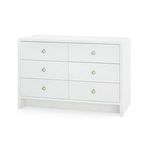 Product Image 8 for Bryant Linen Extra Large 6-Drawer Dresser from Villa & House