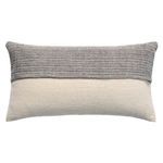 Product Image 3 for Neem X Margaret Handmade Geometric Gray / Cream Pillow from Jaipur